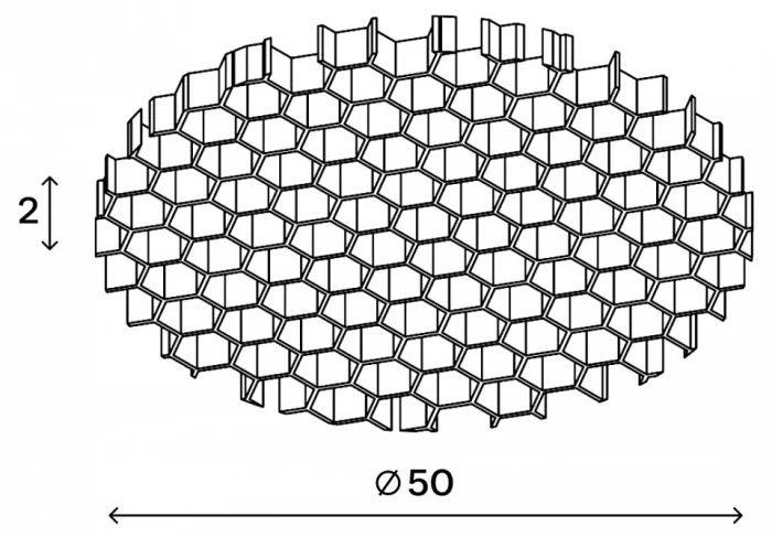 Сотовый фильтр Hesby Lighting  HSBL_0205