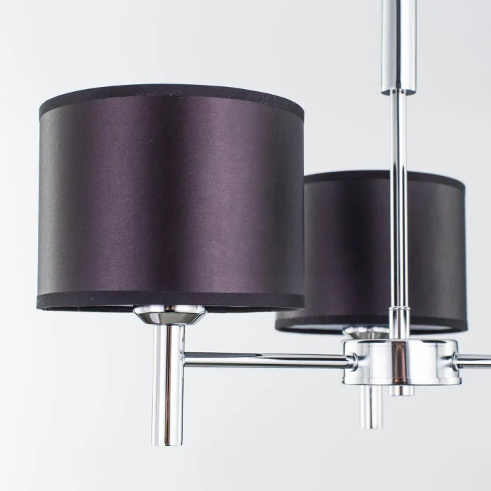 CL463131 Аврора Черная Св-к Люстра