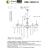 Люстра подвесная Omnilux Taranto OML-74403-12