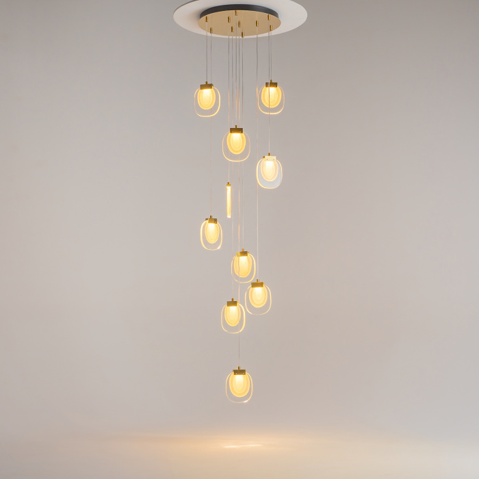 Подвесная люстра Maytoni Biology MOD367PL-L30BBSK