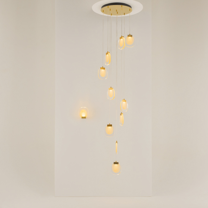 Подвесная люстра Maytoni Biology MOD367PL-L30BBSK