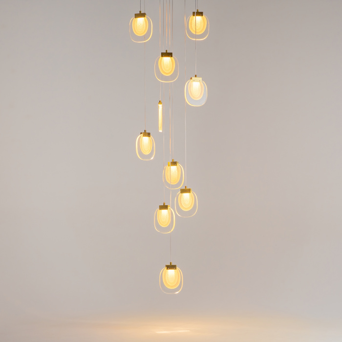 Подвесная люстра Maytoni Biology MOD367PL-L30BBSK
