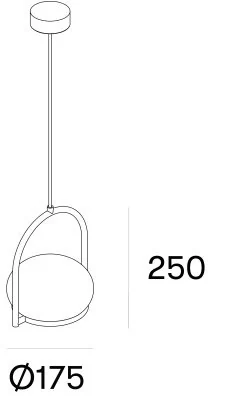 Подвесной светильник Leds C4 COCO White