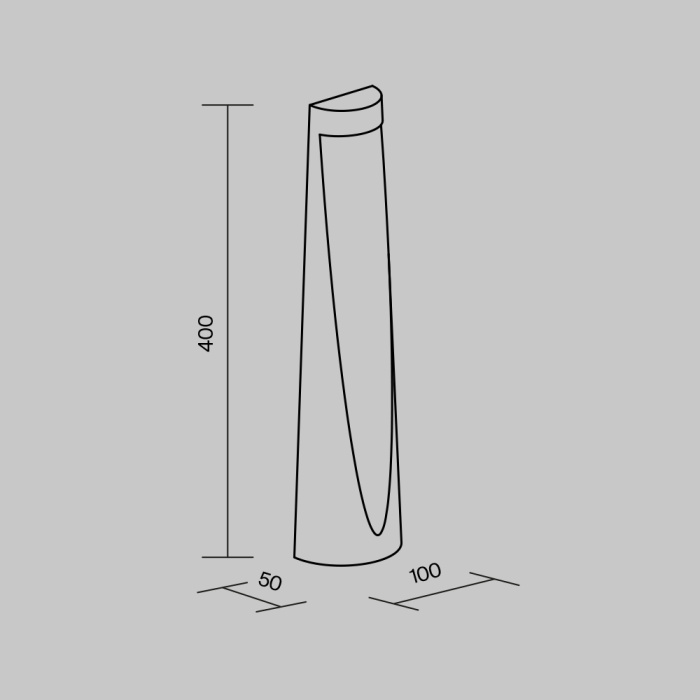 Садово-парковый светильник Maytoni Konus O463FL-L7GF3K