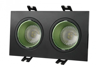 Встраиваемый светильник Denkirs Rodvig DK3072-BK+GR