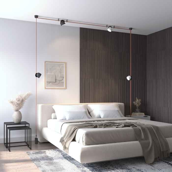 Светильник на шине Denkirs BELTY SPOT DK5543-BK