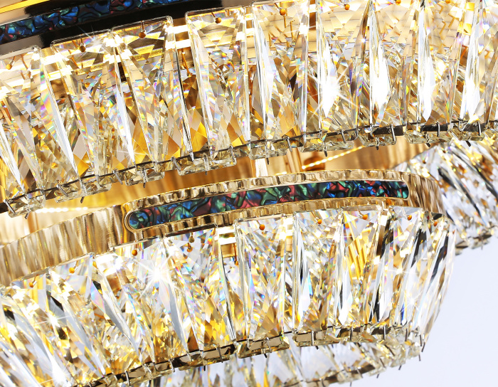 Потолочная светодиодная люстра с хрусталем Ambrella light TR5031