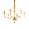 Подвесная люстра Ideal Lux Danieli SP6 Ambra 159942