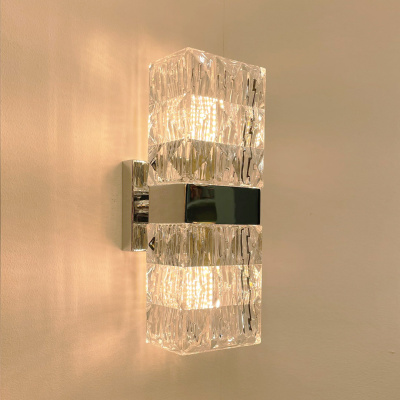 Бра Cloyd CORUND-A W2 / выс. 27 см - хром (арт.20191)