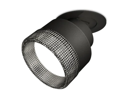 Комплект встраиваемого поворотного светильника с композитным хрусталем Ambrella light XM8102541