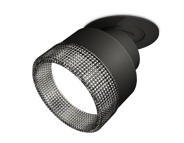Комплект встраиваемого поворотного светильника с композитным хрусталем Ambrella light XM8102541