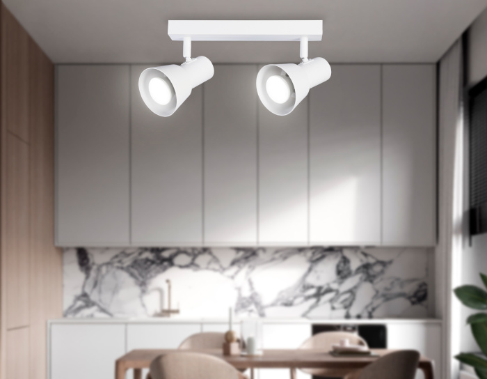 Накладной поворотный спот со сменной лампой GU10 Ambrella light TA13115