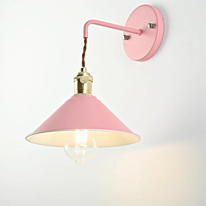 Бра с подвесным плафоном BRAID WALL Pink ImperiumLoft