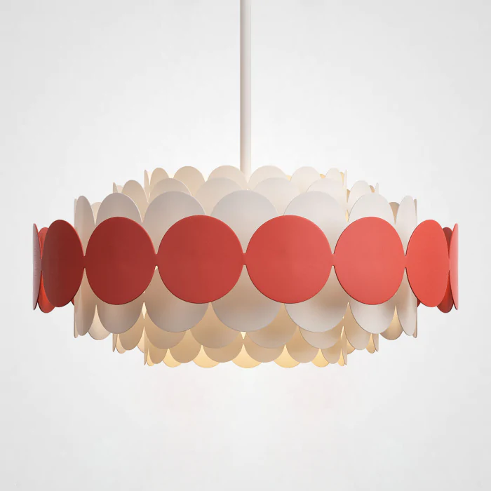 Люстра на штанге ASOLA D60 Red by ImperiumLoft ImperiumLoft