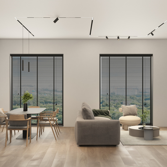 Трековый линейный светильник SIMPLE LINEAR DK8214-BK