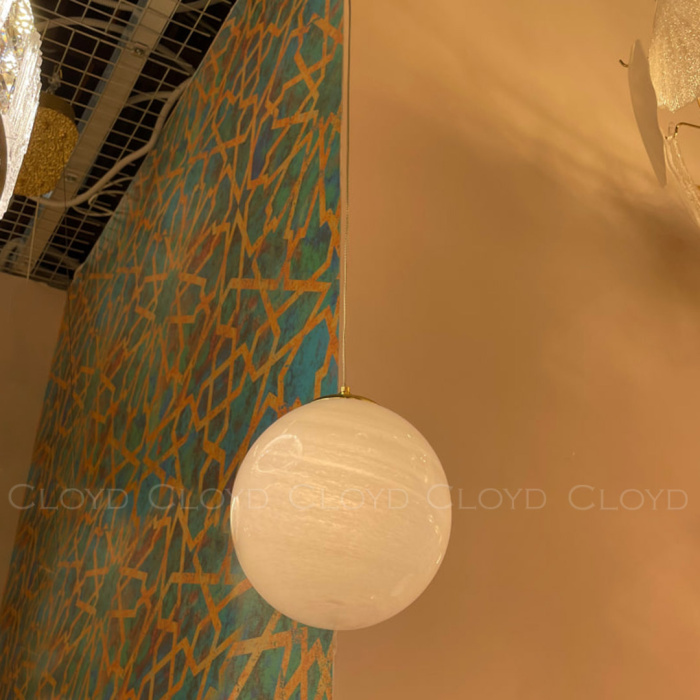 Подвесной светильник Cloyd LONATI P1 / Ø13 см - золото (арт.11287)