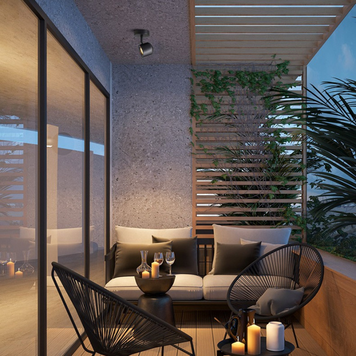 Настенный светильник TINY WALL L1 Black ImperiumLoft