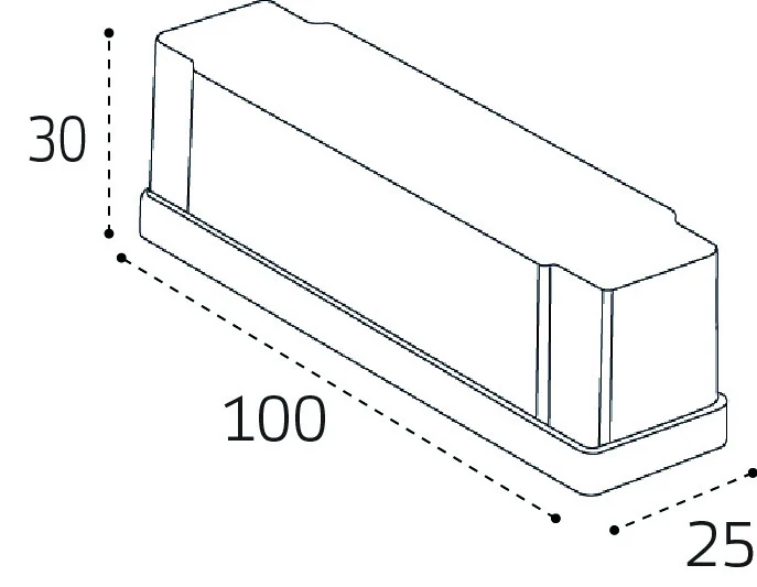 Монтажная коробка ITALLINE IT09-9024 black