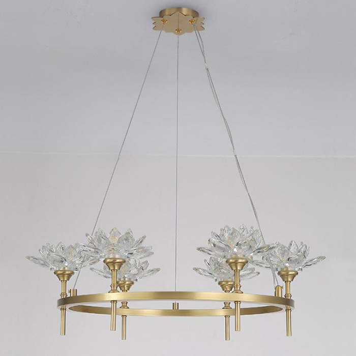 Подвесная люстра LOTOS D80 8 lamps ImperiumLoft