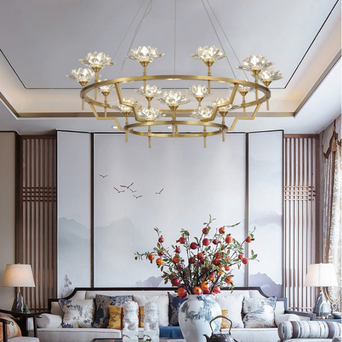 Подвесная люстра LOTOS D80 8 lamps ImperiumLoft