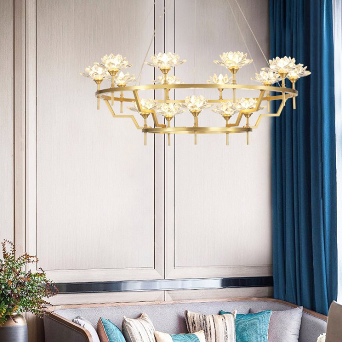 Подвесная люстра LOTOS D80 8 lamps ImperiumLoft