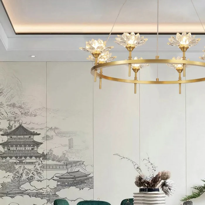 Подвесная люстра LOTOS D80 8 lamps ImperiumLoft