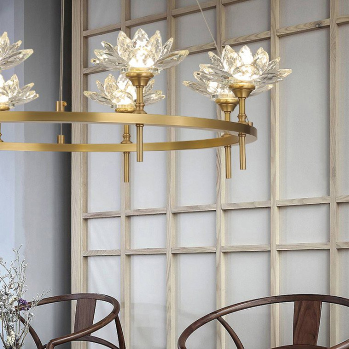 Подвесная люстра LOTOS D80 8 lamps ImperiumLoft