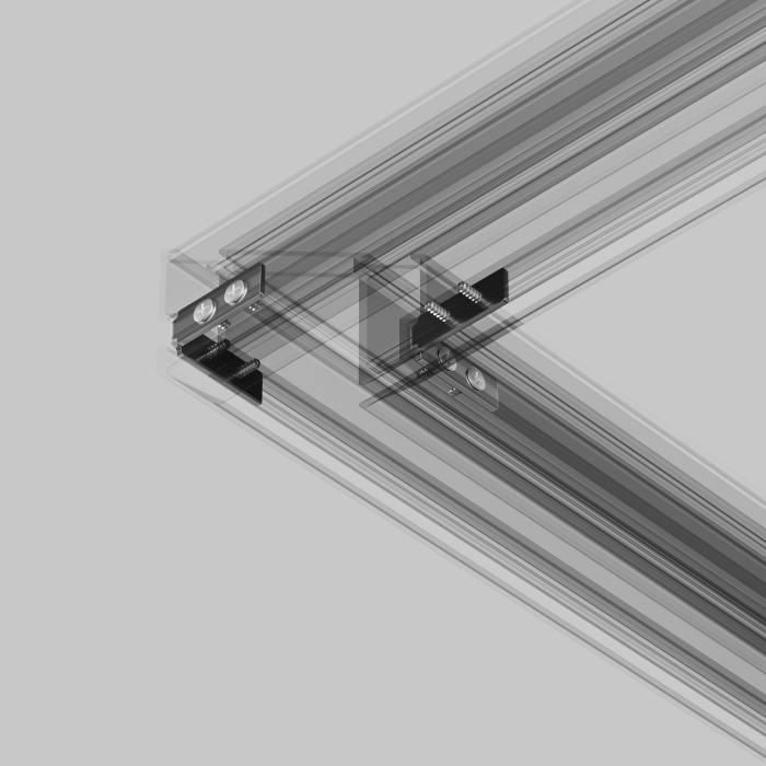 Угловой вертикальный соединитель для профиля, 2 шт Maytoni TRA034ICL-MP