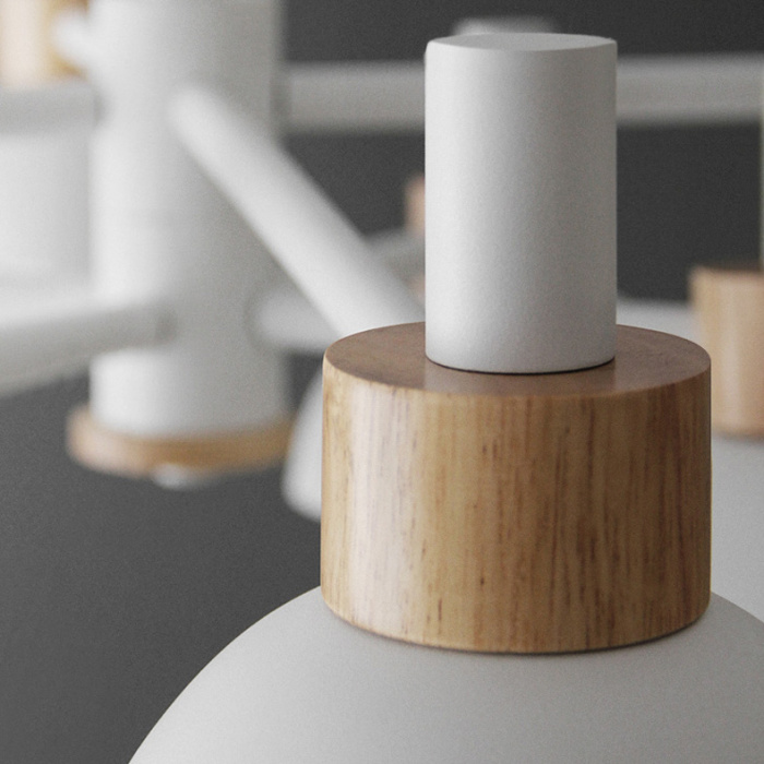 Подвесной реечный светильник FANTA LONG Green ImperiumLoft