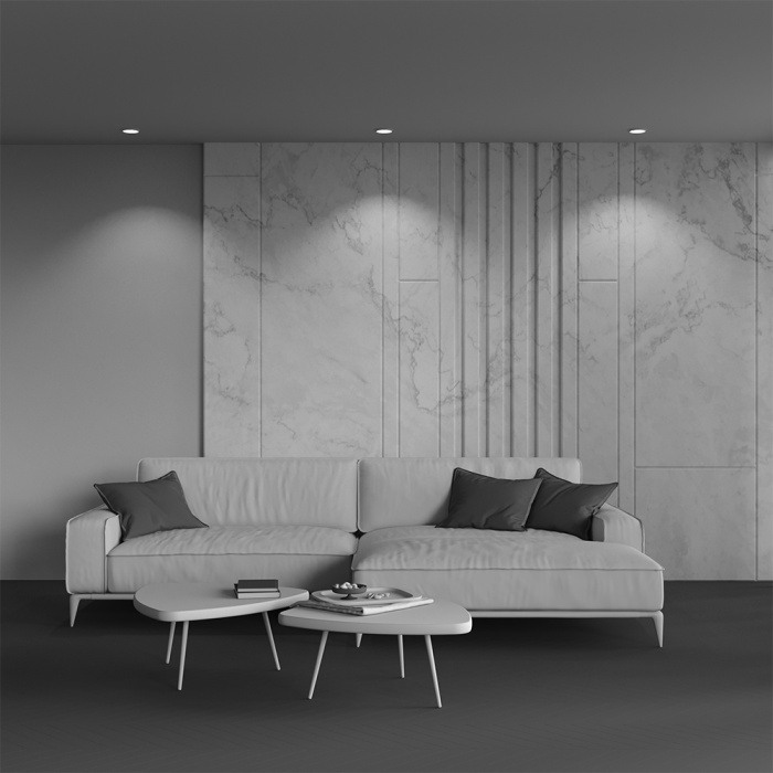 Встраиваемый светильник Maytoni Gyps Modern DL124-GU10-01-TRS-W