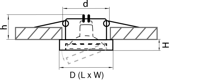 Встраиваемый светильник Mattoni LIGHTSTAR 6234