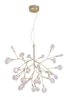 Светильник подвесной Crystal Lux EVITA SP36 GOLD/TRANSPARENT