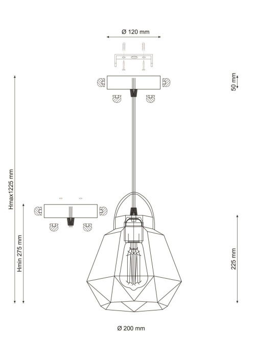 Подвесной светильник Lucia Tucci Narni 1941.1 White