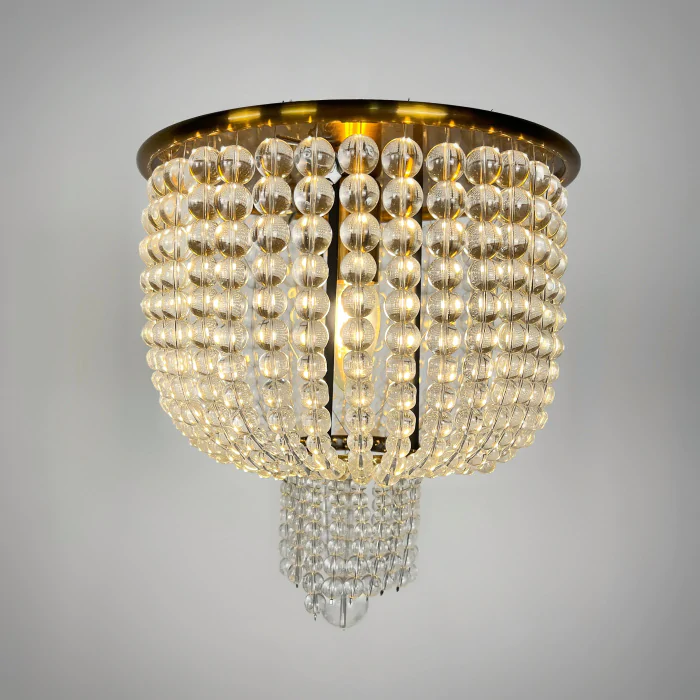 Потолочная люстра JACQUELINE WHITE SCONCE brass ImperiumLoft