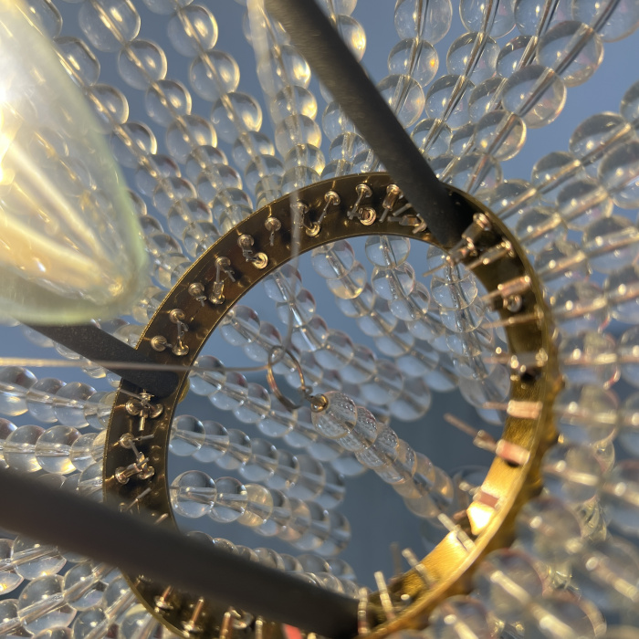 Потолочная люстра JACQUELINE WHITE SCONCE brass ImperiumLoft