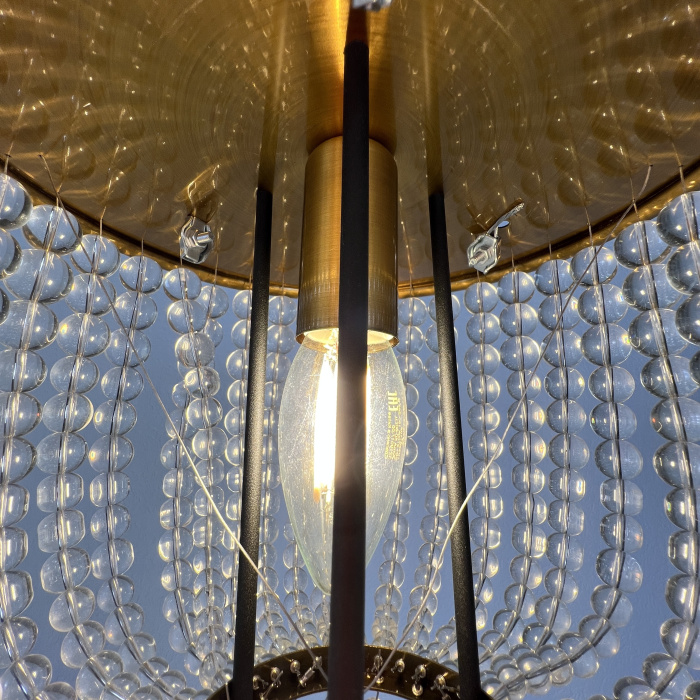 Потолочная люстра JACQUELINE WHITE SCONCE brass ImperiumLoft