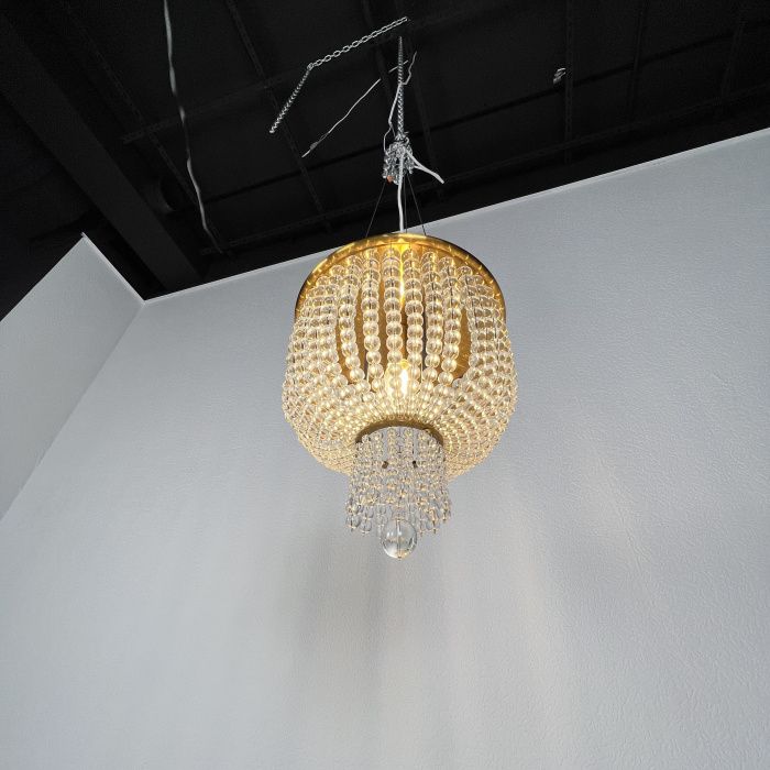 Потолочная люстра JACQUELINE WHITE SCONCE brass ImperiumLoft