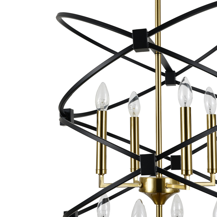 Люстра потолочная на штанге TRIONFO INDIGO V000486