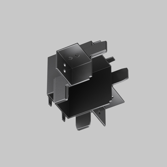 Коннектор угловой внутренний Radity встраиваемый черный Maytoni TRA084CT-12B