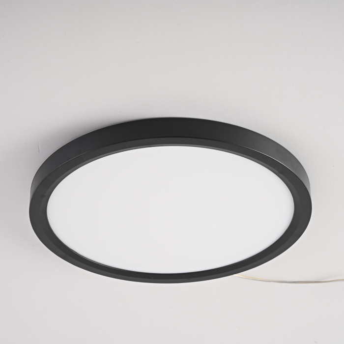 Потолочный светильник SLIM D22,5 Черный ImperiumLoft