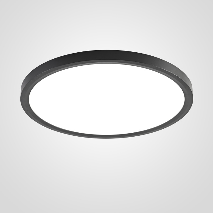 Потолочный светильник SLIM D22,5 Черный ImperiumLoft