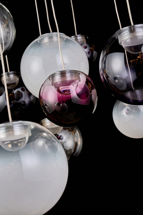 Подвесная люстра Leon Molecule LE7723/13S Chrome