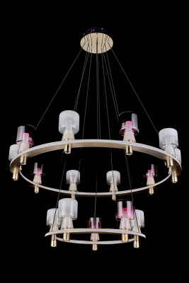 Подвесная люстра Leon Marie LE7719/10+5 Nickel