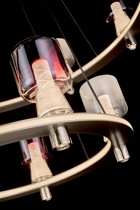 Подвесная люстра Leon Marie LE7719/10+5 Nickel