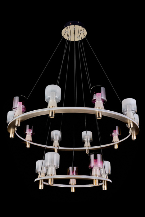 Подвесная люстра Leon Marie LE7719/10+5 Nickel