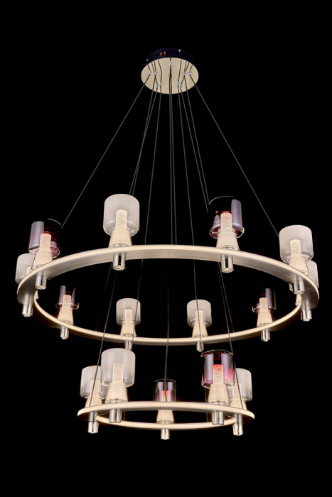 Подвесная люстра Leon Marie LE7719/10+5 Nickel