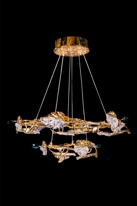 Подвесная люстра Leon Olivia LE3037/800-2K GD