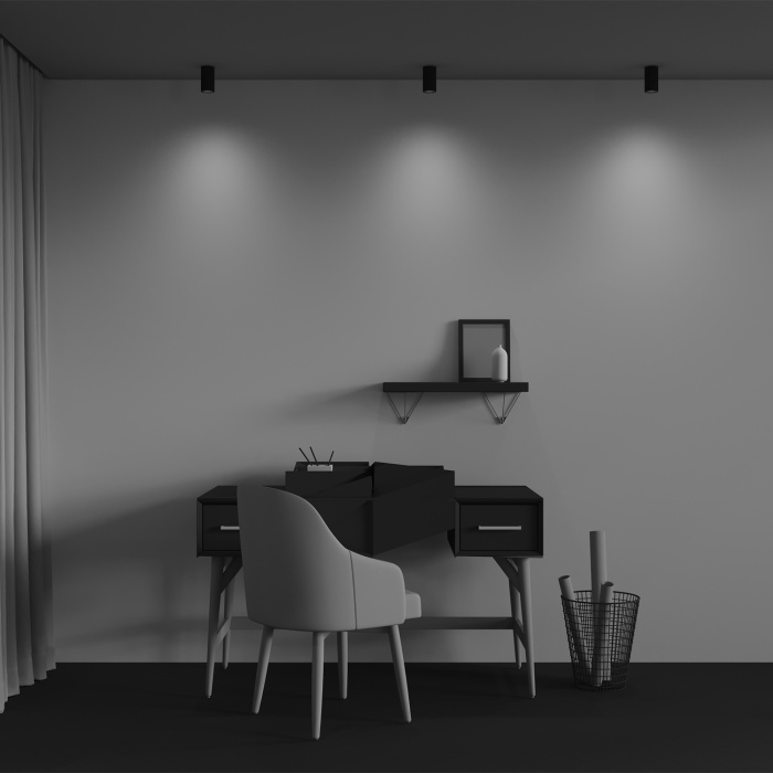 Потолочный светильник Maytoni Calipso C106CL-01-GU10-B