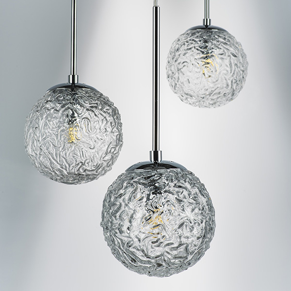 Светильник подвесной BARI 1х40W G9 ХРОМ (в комплекте) 815210 (MD9500/1A)