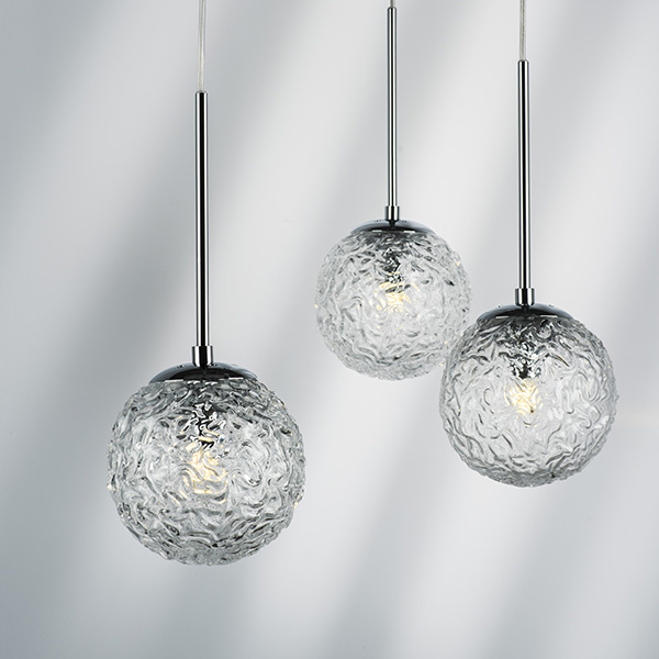 Светильник подвесной BARI 1х40W G9 ХРОМ (в комплекте) 815210 (MD9500/1A)